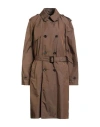 Moorer Woman Overcoat & Trench Coat Brown Size 12 Polyester