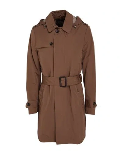 Moorer Woman Overcoat & Trench Coat Brown Size 6 Cotton, Polyester