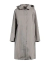 Moorer Long-sleeved Trench Coat In Grey
