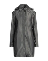 Moorer Woman Overcoat & Trench Coat Grey Size 8 Polyester