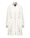 Moorer Woman Overcoat & Trench Coat Ivory Size 14 Polyester In White
