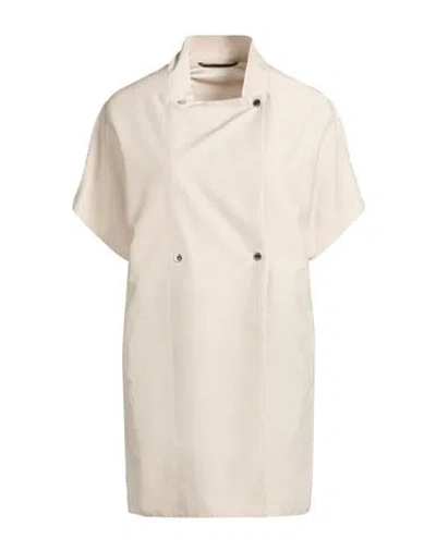 Moorer Woman Overcoat & Trench Coat Ivory Size 2 Polyester In Neutral