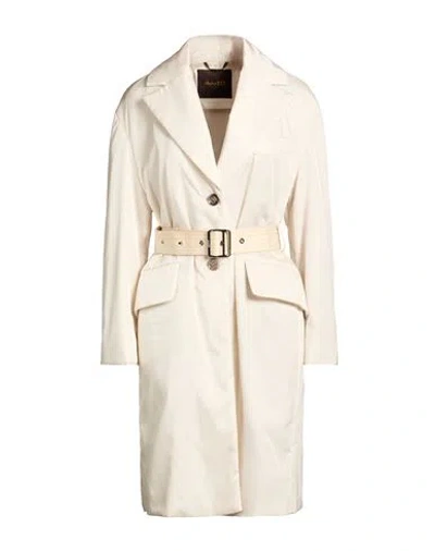 Moorer Woman Overcoat & Trench Coat Ivory Size 4 Polyamide In Neutral