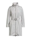 Moorer Woman Overcoat & Trench Coat Light Grey Size 10 Polyester In Gray