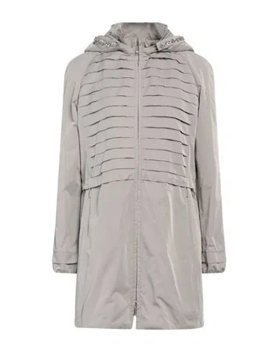 Moorer Woman Overcoat & Trench Coat Light Grey Size 12 Polyester