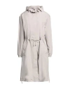 Moorer Woman Overcoat & Trench Coat Light Grey Size 12 Polyester In Grey