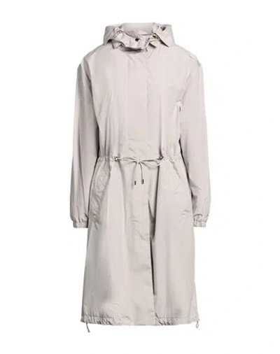 Moorer Woman Overcoat & Trench Coat Light Grey Size 12 Polyester