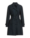 Moorer Woman Overcoat & Trench Coat Midnight Blue Size 12 Polyamide In Blue