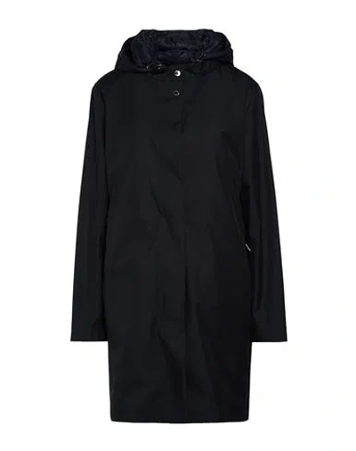 Moorer Woman Overcoat & Trench Coat Midnight Blue Size 12 Polyester