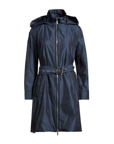 Moorer Woman Overcoat & Trench Coat Midnight Blue Size 4 Polyester