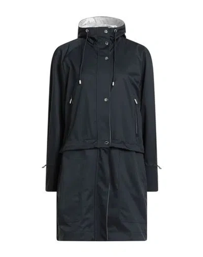 Moorer Woman Overcoat & Trench Coat Midnight Blue Size 4 Polyester, Polyurethane