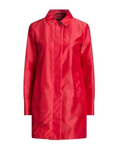 Moorer Woman Overcoat & Trench Coat Red Size 6 Polyester