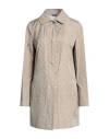 Moorer Woman Overcoat & Trench Coat Taupe Size 12 Polyester In Grey