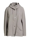 Moorer Woman Overcoat & Trench Coat Taupe Size 2 Polyamide, Polyurethane In Gray