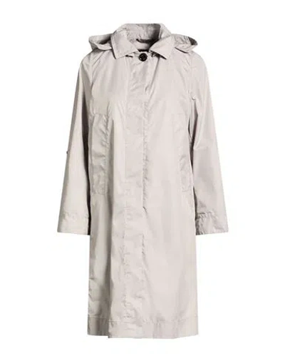 Moorer Woman Overcoat & Trench Coat Taupe Size 4 Polyester In Gray