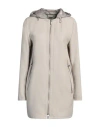 Moorer Woman Overcoat & Trench Coat Taupe Size 6 Cotton, Polyethylene, Polyurethane, Polyester