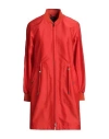 Moorer Woman Overcoat & Trench Coat Tomato Red Size 6 Polyester