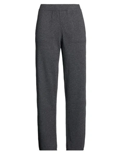 Moorer Woman Pants Charcoal Size 10 Cashmere In Blue