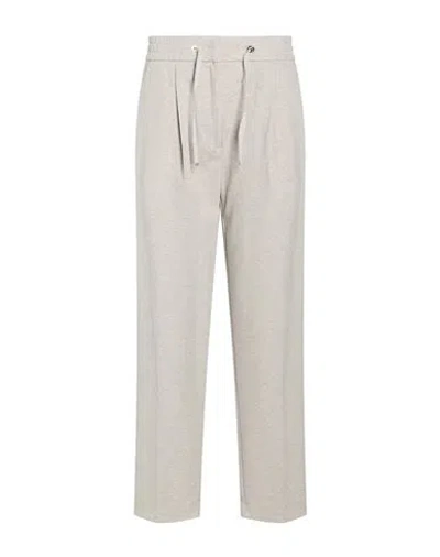 Moorer Woman Pants Grey Size 0 Polyester, Viscose, Polyamide, Elastane In Gray