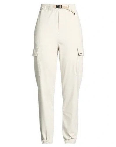 Moorer Woman Pants Ivory Size 12 Viscose, Polyamide, Elastane In Neutral