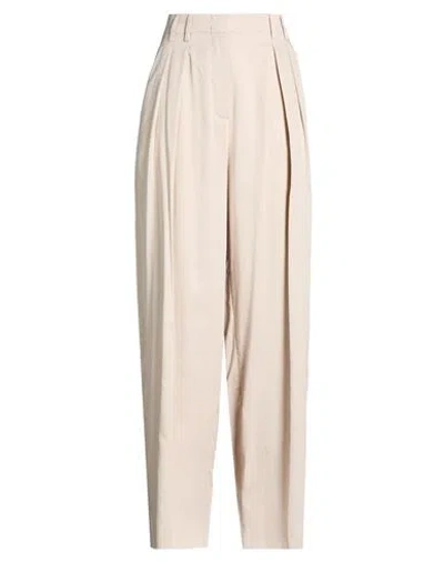 Moorer Woman Pants Light Brown Size 8 Lycra, Cotton In Neutral