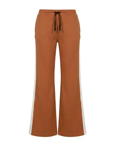 Moorer Woman Pants Rust Size 2 Viscose, Elastane In Red