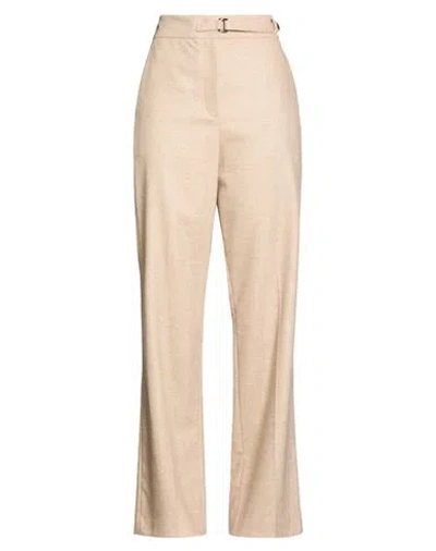 Moorer Woman Pants Sand Size 14 Virgin Wool, Polyamide
