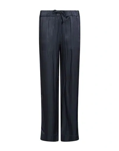 Moorer Woman Pants Slate Blue Size 4 Cotton, Silk