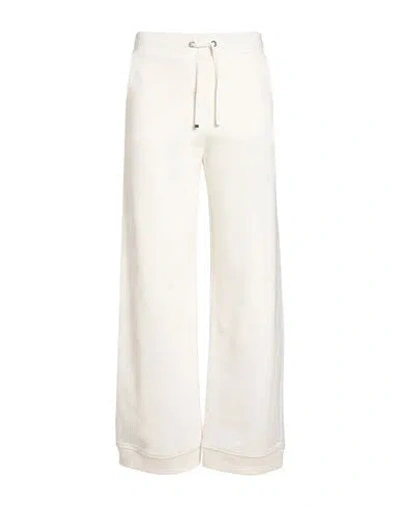 Moorer Woman Pants White Size 0 Cotton In Red