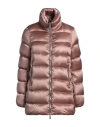 Moorer Woman Puffer Antique Rose Size 12 Polyamide