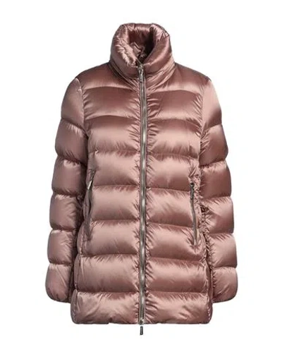 Moorer Woman Puffer Antique Rose Size 12 Polyamide