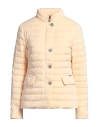 Moorer Woman Puffer Apricot Size 8 Polyamide, Polyester In Orange