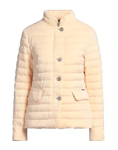 Moorer Woman Puffer Apricot Size 8 Polyamide, Polyester In Orange