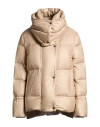 Moorer Woman Puffer Beige Size 2 Polyamide, Virgin Wool In Neutral