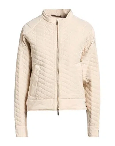 Moorer Woman Puffer Beige Size 4 Polyamide, Polyester In Neutral