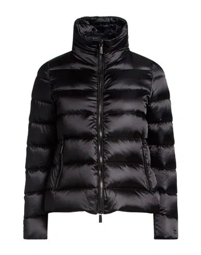 Moorer Woman Puffer Black Size 0 Polyamide