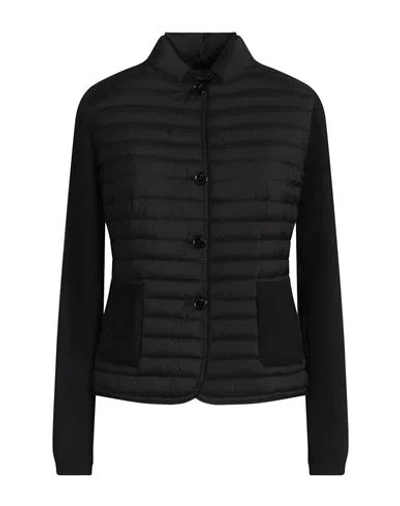 Moorer Woman Puffer Black Size 6 Polyamide, Polyurethane In Black