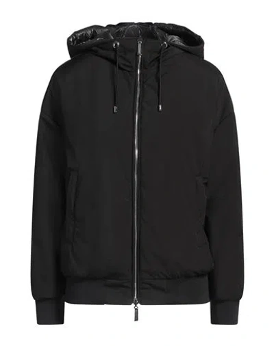 Moorer Woman Puffer Black Size 10 Polyester