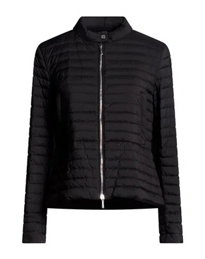 Moorer Woman Puffer Black Size 12 Polyamide, Polyurethane