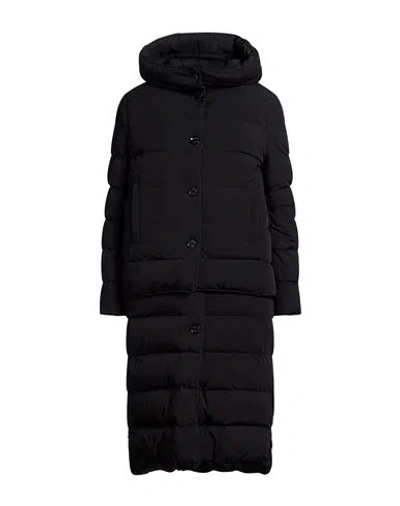 Moorer Woman Puffer Black Size 4 Polyamide, Polyurethane