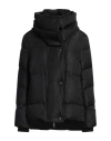 Moorer Woman Puffer Black Size 4 Polyester, Cotton