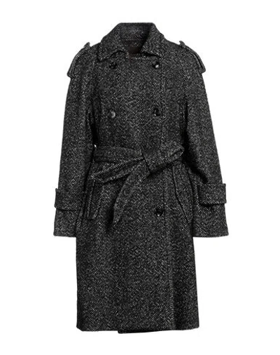 Moorer Woman Puffer Black Size 4 Virgin Wool, Polyamide
