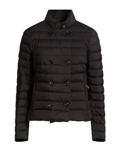 Moorer Woman Puffer Black Size 6 Polyamide, Polyurethane In Brown