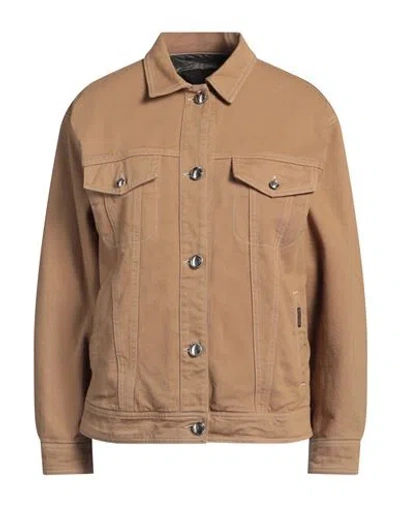 Moorer Woman Puffer Camel Size 4 Cotton