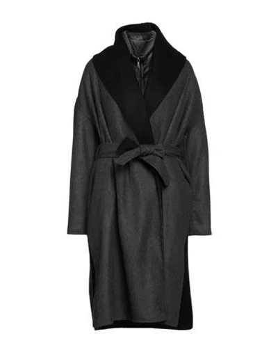 Moorer Woman Puffer Charcoal Size 12 Polyester In Gray
