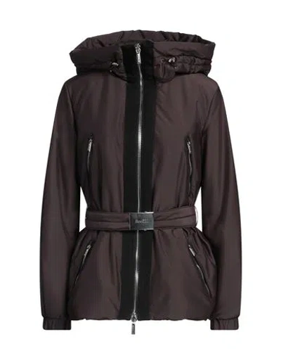 Moorer Woman Puffer Chocolate Brown Size 4 Polyester