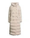 Moorer Woman Puffer Cream Size 6 Polyamide, Polyester In Neutral