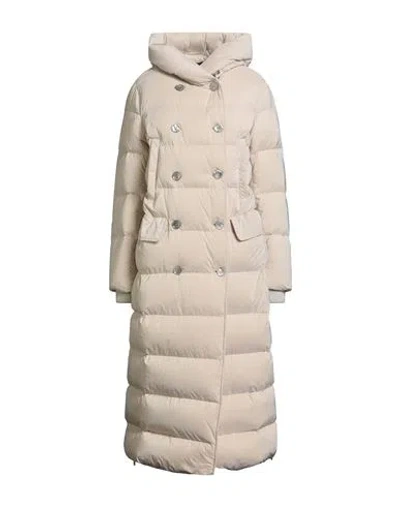 Moorer Woman Puffer Cream Size 6 Polyamide, Polyester In Neutral