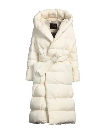 Moorer Woman Puffer Cream Size 8 Polyester In White