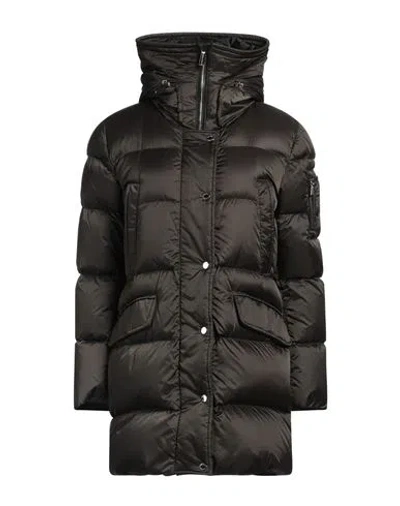 Moorer Woman Puffer Dark Green Size 10 Polyamide